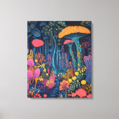 Der Pilzwald ist zauberhaft Leinwanddruck (Vorderseite)