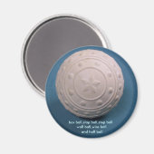 Der Pimpelball Magnet (Vorderseite/Rückseite)