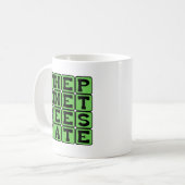 Der Pine Tree Staat, Maine Nickname Kaffeetasse (Vorderseite Links)