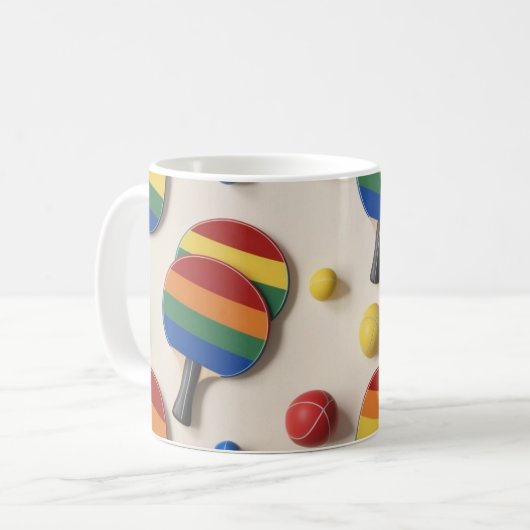 Der Pingpong Kaffeetasse (Vorderseite Links)