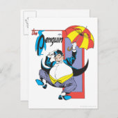 Der Pinguin 2 Postkarte (Vorne/Hinten)