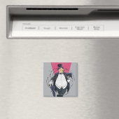 Der Pinguin - bedrückte Grafik Magnet (In Situ (Geschirrspüler))