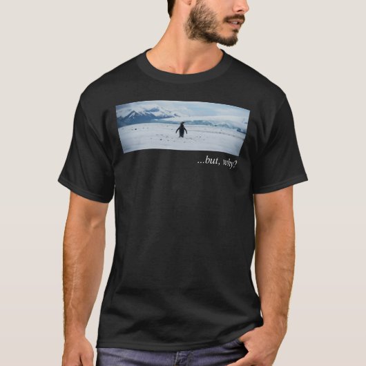 Der Pinguin in der Mitte T-Shirt (Vorderseite)