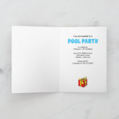 Der Pinguin ist bereit zum Party Einladung (Innenseite)