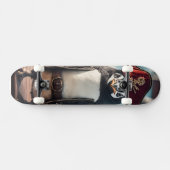 Der Pinguin-Pirat Skateboard (Horizontal)