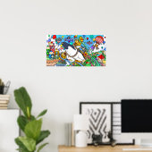 Der Pinguin wollte fliegen. Poster (Heimbüro)