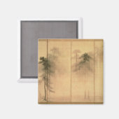 Der Pinienwald Magnet (Vorderseite/Rückseite)