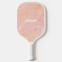 Der Pink Tangerine Retro-Pickleball-Schläger