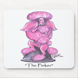 Der Pinker Brustkrebs-Pudel Mousepad