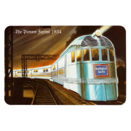 Der Pionier Zephyr 1934 Premium Flexi Magnet