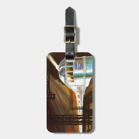 Der PionierZephyr 1934 Gepäckanhänger (Vorderseite vertikal)