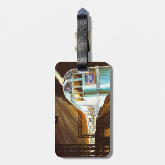 Der PionierZephyr 1934 Gepäckanhänger (Rückseite vertikal)