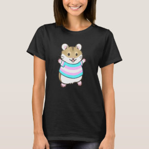 Der Pipelineakery Trans Pride Flag Hamster T-Shirt