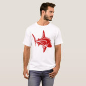 Der piranha-Haifisch T-Shirt (Vorne ganz)