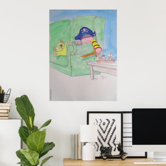 Der Pirat! Poster (Heimbüro)