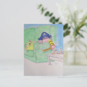 Der Pirat! Postkarte (Stehend Vorderseite)