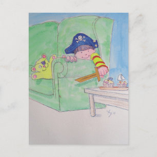 Der Pirat! Postkarte
