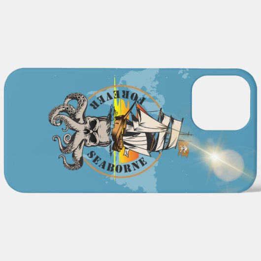 Der Pirat Seaborne | Case-Mate iPhone Hülle (Hinten (horizontal))