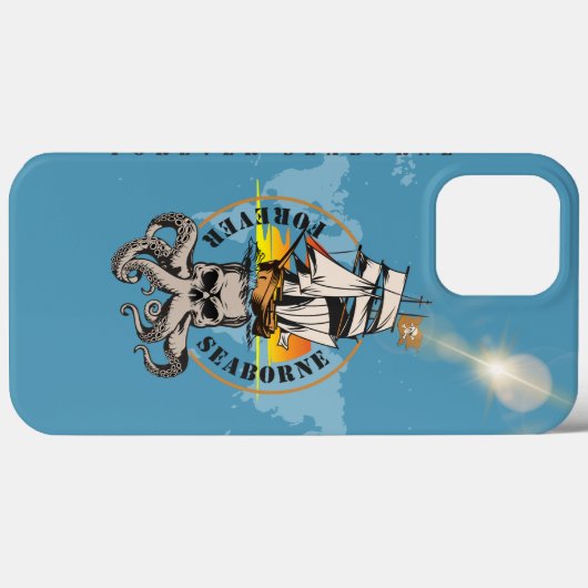 Der Pirat Seaborne | Case-Mate iPhone Hülle (Rückseite (Horizontal))