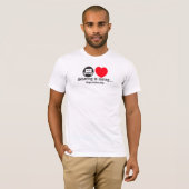 der Pirat, teilend ist sich kümmerte… T-Shirt (Vorne ganz)