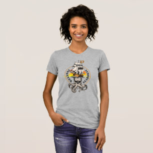 Der Pirat von Seaborne (BLK Text) Damen Slim Fit T-Shirt