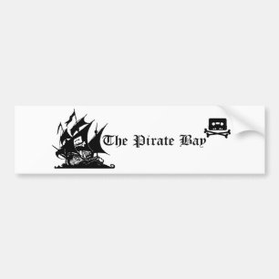 Der Piraten-Bucht-Autoaufkleber Autoaufkleber