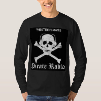 Der Piraten-Radio-langer Hülsen-T - Shirt der