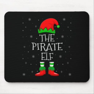 Der Piratenelf Xmas Feiertag Weihnachtself Pirat Mousepad