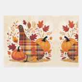 Der Plaid Turkey Waltz Geschenkpapier Set (Vorderseite)