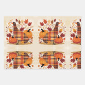 Der Plaid Turkey Waltz Geschenkpapier Set (Vorderseite 3)