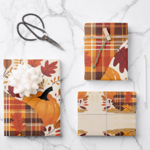 Der Plaid Turkey Waltz Geschenkpapier Set