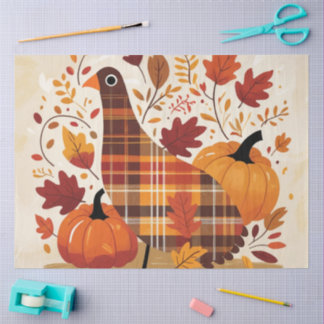 Der Plaid Turkey Waltz Seidenpapier