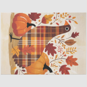 Der Plaid Turkey Waltz Seidenpapier