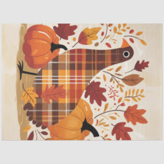 Der Plaid Turkey Waltz Seidenpapier