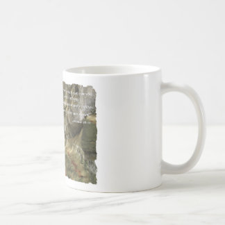 Der Plan des Gottes, zum sich zu erweitern Sie Kaffeetasse