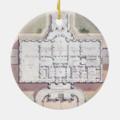 Der Plan des Präsidenten des Weißen Hauses Washing Keramik Ornament (Hinten)