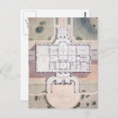 Der Plan des Präsidenten des Weißen Hauses Washing Postkarte (Vorne/Hinten)