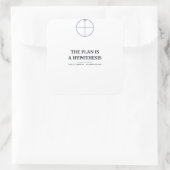 Der Plan ist eine Hypothese — Planer Aufkleber (Tasche)
