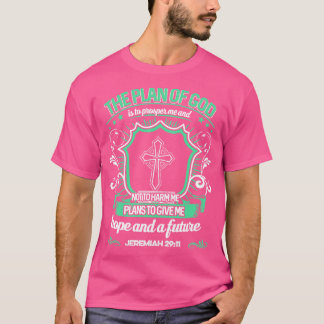 Der Plan von Gott Jeremiah 2911 Christliches Gesch T-Shirt