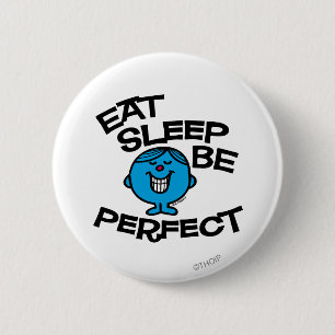 Der Plan von Herrn Perfect für das Leben Button