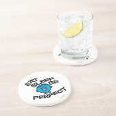 Der Plan von Herrn Perfect für das Leben Getränkeuntersetzer (Seite)