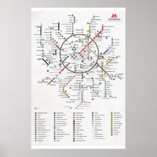 Der Plan von Metro 2033 Poster