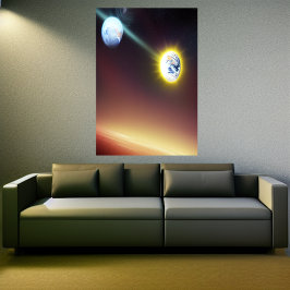 Der Planet | AI Art Poster