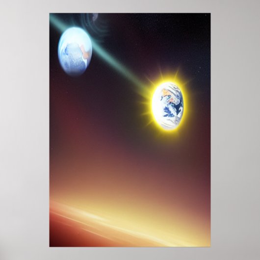 Der Planet | AI Art Poster (Vorne)