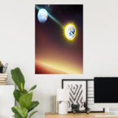 Der Planet | AI Art Poster (Heimbüro)