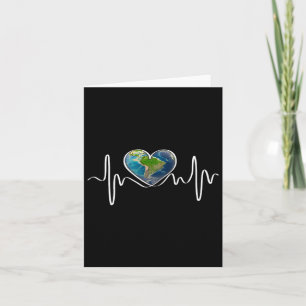 Der Planet des Earth Day April Jahrestag des Earth Karte