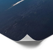Der Planet Erde aus dem All Poster (Ecke)