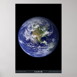 Der Planet Erde Poster