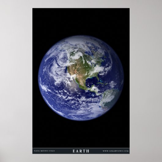 Der Planet Erde Poster (Vorne)