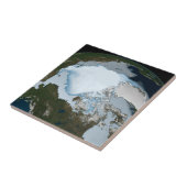 Der Planet Erde zeigt eine Eisdecke im Jahr 1980. Fliese (Seite)